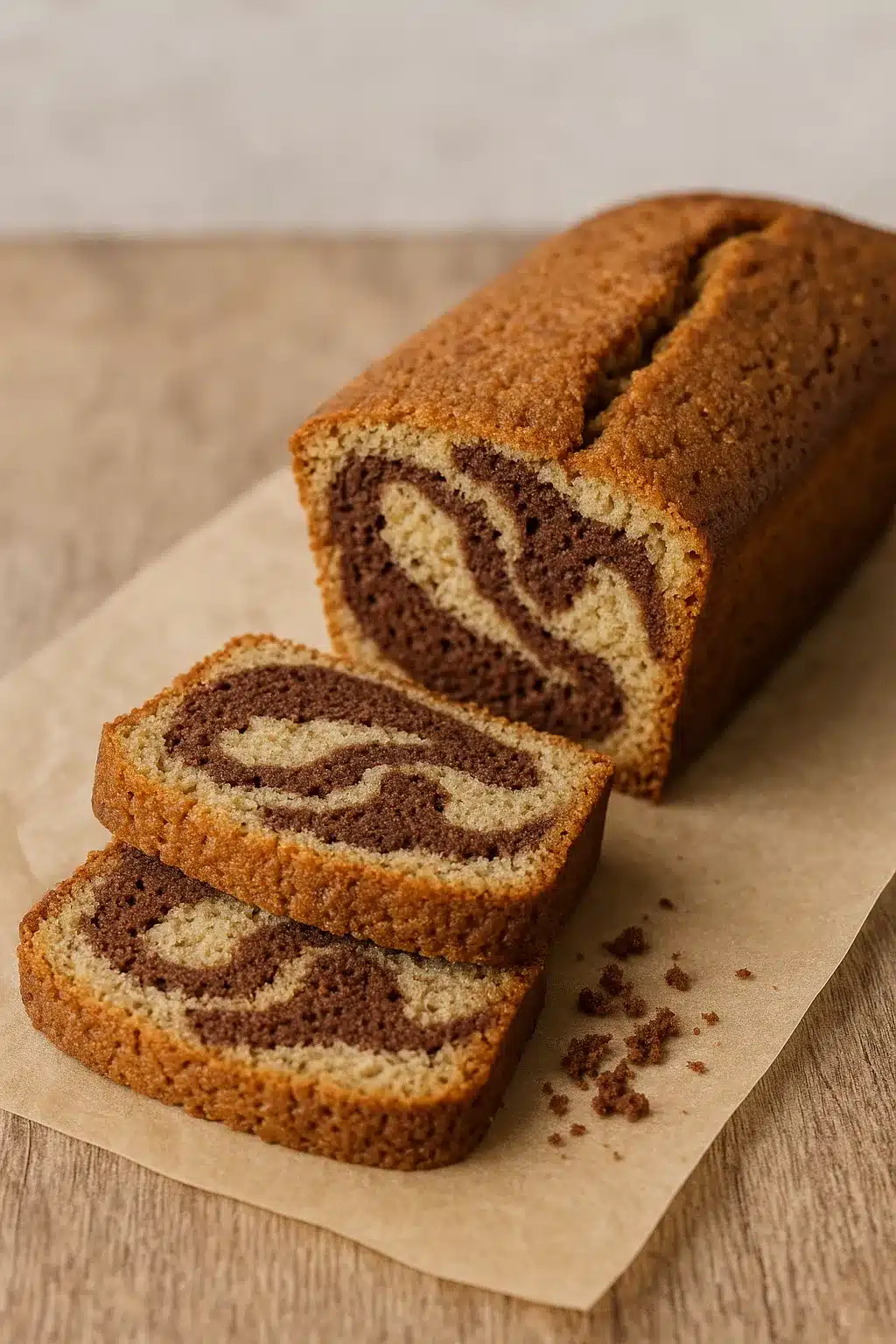 Lire la suite à propos de l’article Cake Marbré Au Chocolat Sans Gluten Et Sans Sucre