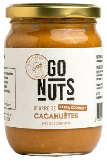 Beurre de cacahuète crunchy Go Nuts