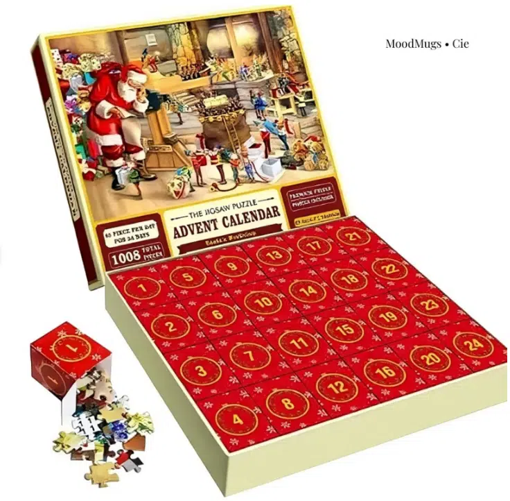 Calendrier de l'avent - Puzzles 1000 pièces - 24 jours