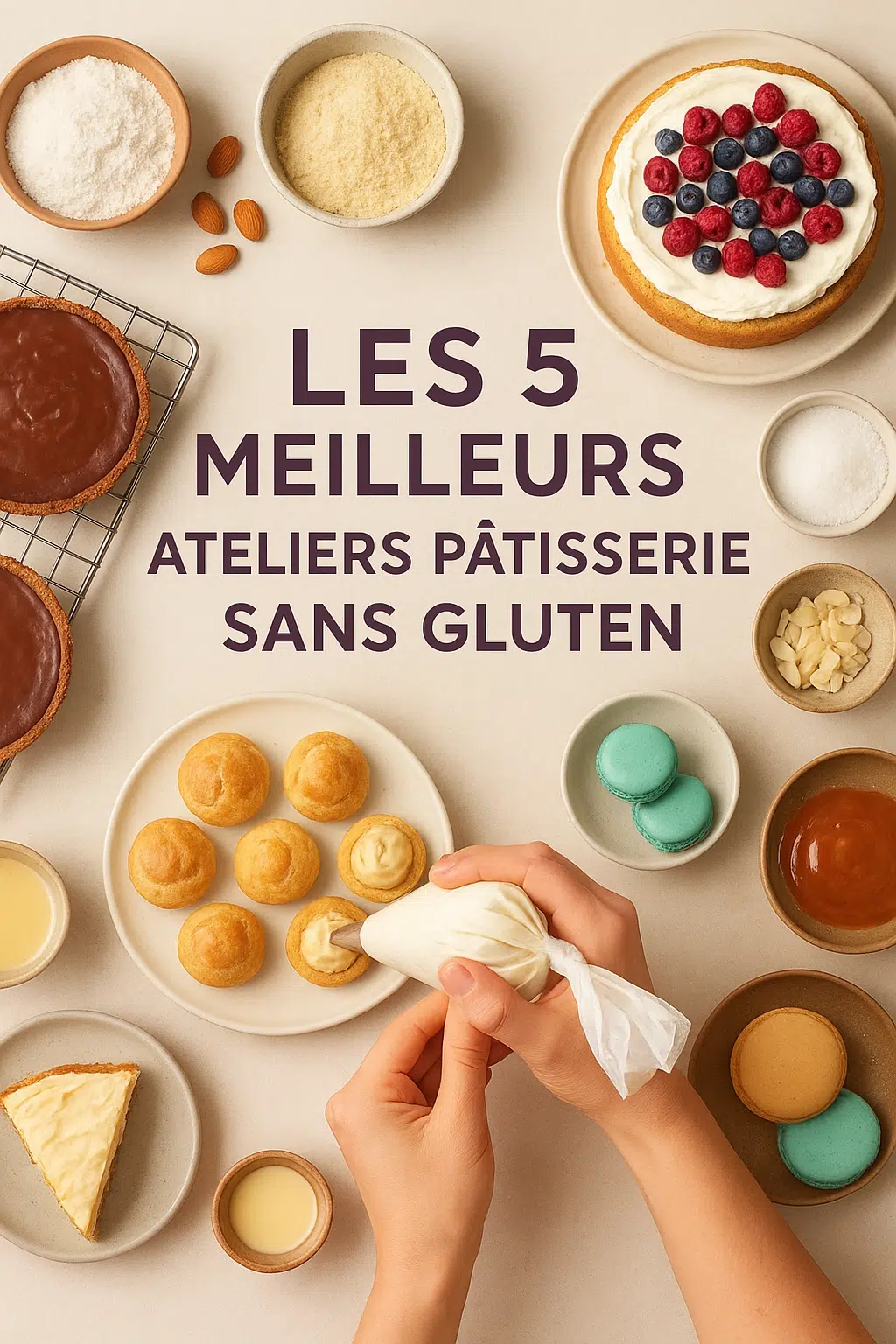Les 5 meilleurs ateliers pâtisserie sans gluten