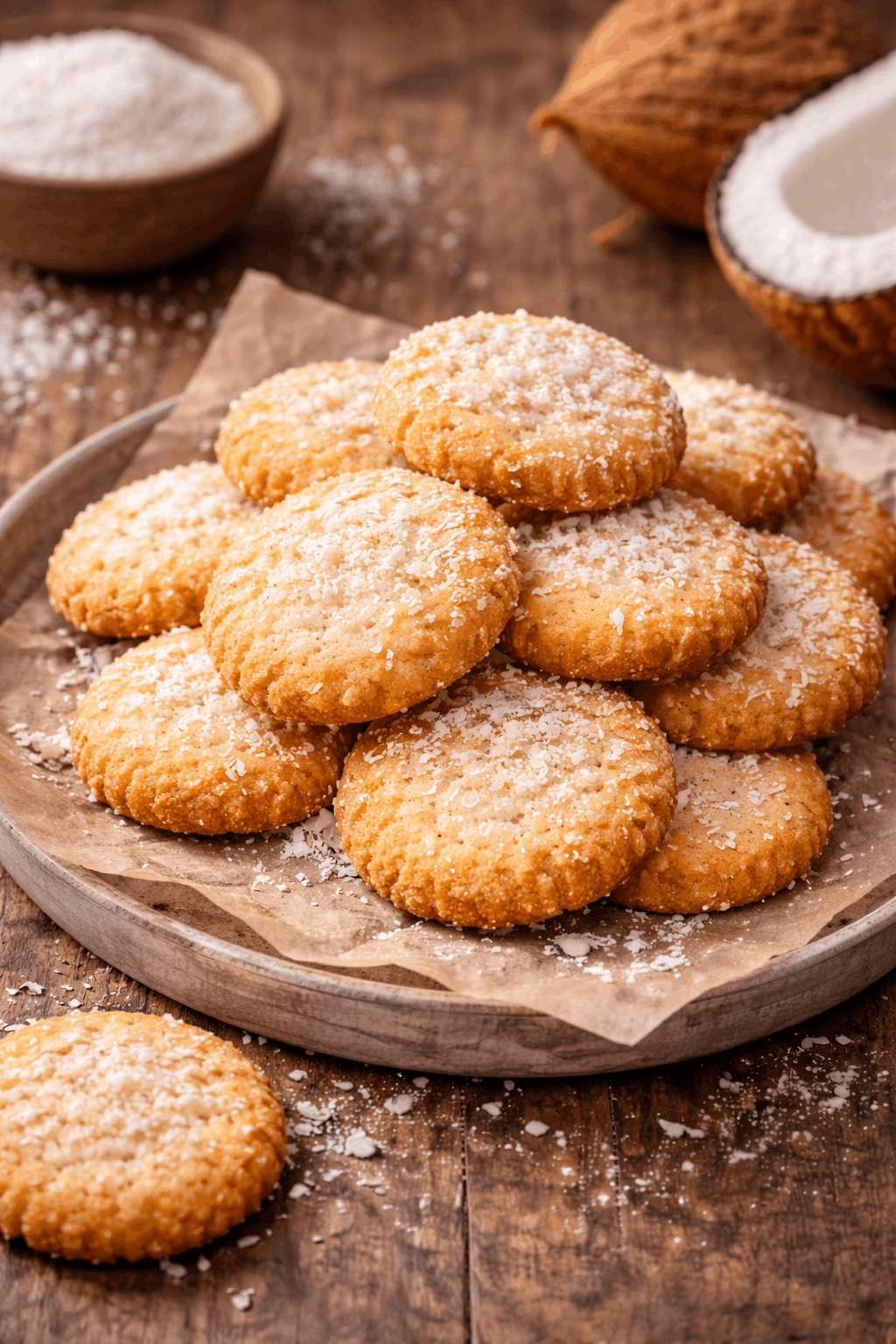 Recette des sablés à la noix de coco sans gluten