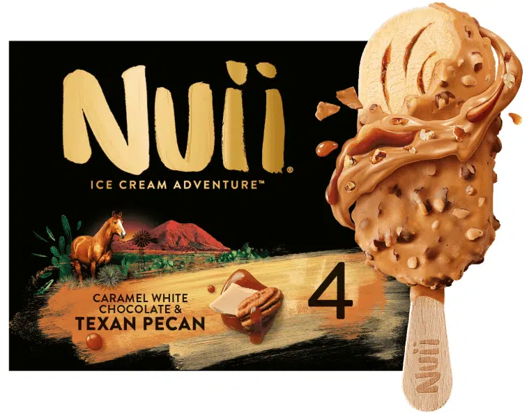 Glace Nuii Caramel Chocolat Noix de pécan