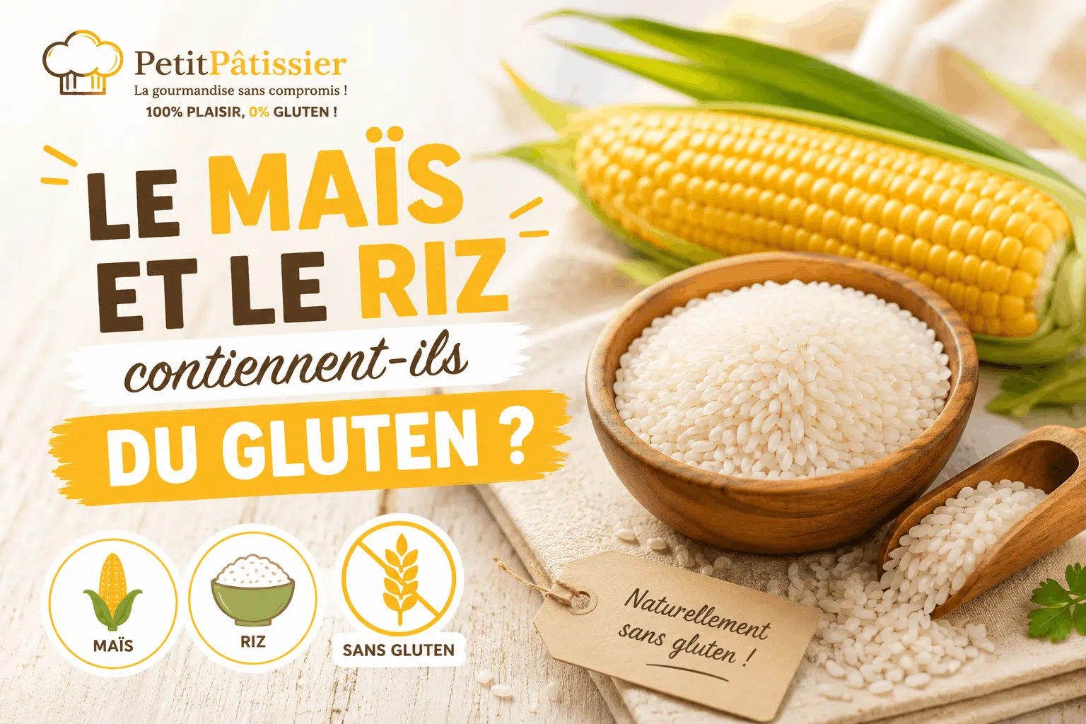 Lire la suite à propos de l’article Le maïs et le riz contiennent-ils du gluten ?