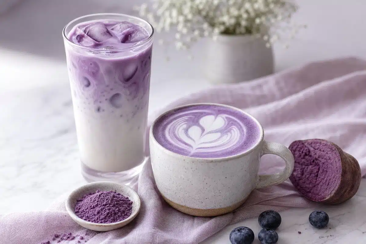 Lire la suite à propos de l’article Ube latte : la boisson violette qui fait le buzz sur TikTok